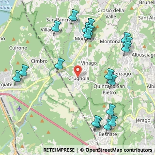 Mappa Via Goffredo Mameli, 21020 Mornago VA, Italia (2.641)