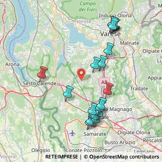 Mappa Via Goffredo Mameli, 21020 Mornago VA, Italia (9.0005)