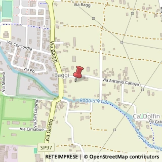 Mappa Via Canova A., 39, 36027 Rosà, Vicenza (Veneto)