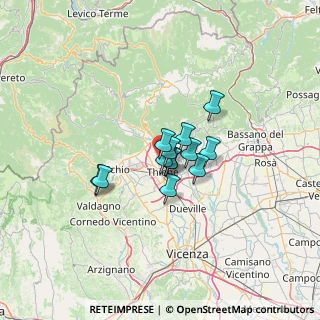 Mappa Via Vignaletti, 36030 Zugliano VI, Italia (7.39538)