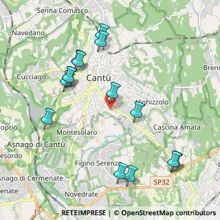 Mappa Via Pinerolo, 22063 Cantù CO, Italia (2.23429)