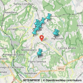 Mappa Via Pinerolo, 22063 Cantù CO, Italia (1.46455)