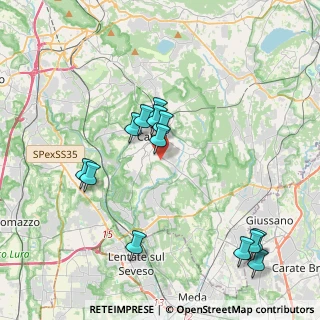 Mappa Via Pinerolo, 22063 Cantù CO, Italia (4.01692)