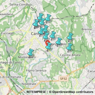 Mappa Via Lario, 22063 Cantù CO, Italia (1.50857)
