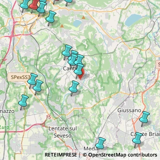 Mappa Via Lario, 22063 Cantù CO, Italia (6.0195)