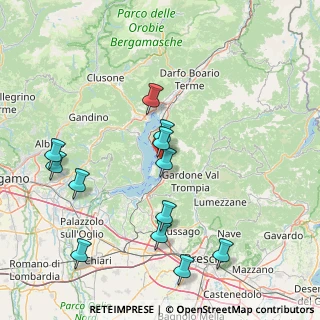Mappa Via Gandane, 25054 Marone BS, Italia (16.87417)