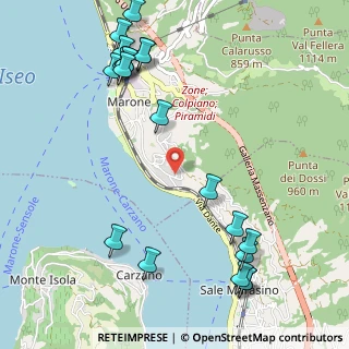 Mappa Via Gandane, 25054 Marone BS, Italia (1.346)