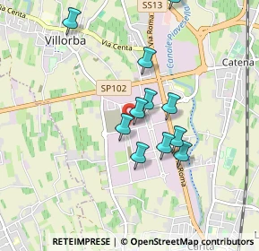 Mappa Via Antonio Pacinotti, 31050 Villorba TV, Italia (0.77091)