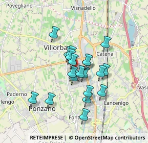 Mappa Via Antonio Pacinotti, 31050 Villorba TV, Italia (1.301)