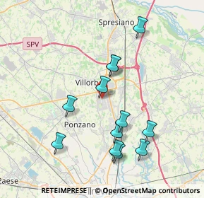 Mappa Via Antonio Pacinotti, 31050 Villorba TV, Italia (3.65583)