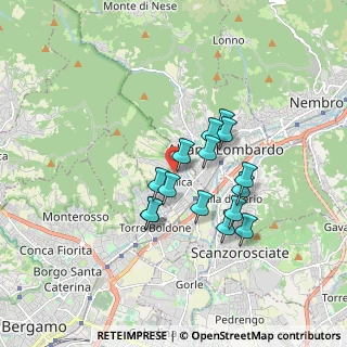Mappa Via de Capitanio Isidoro, 24020 Ranica BG, Italia (1.37733)