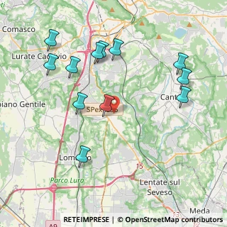 Mappa Via Monsignor Vincenzo Monti, 22070 Vertemate Con Minoprio CO, Italia (4.39917)
