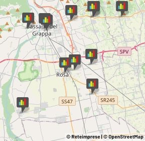 Mappa Via San Bonaventura, 36027 Rosà VI, Italia (7.51) Mappa Via San Bonaventura, 36027 Rosà VI, Italia (4.60417)