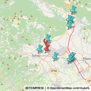 Mappa Via dei Campilonghi, 36014 Santorso VI, Italia (4.40909)
