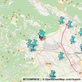 Mappa Via dei Campilonghi, 36014 Santorso VI, Italia (5.20938)
