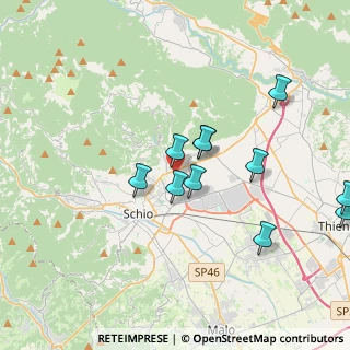 Mappa Via dei Campilonghi, 36014 Santorso VI, Italia (3.65455)