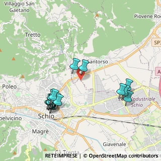 Mappa Via dei Campilonghi, 36014 Santorso VI, Italia (2.07611)