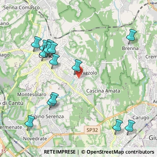 Mappa Via C. Cavour, 22063 Cantù CO, Italia (2.468)
