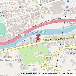 Mappa Frazione Pont Suaz, 79, 11020 Charvensod, Aosta (Valle d'Aosta)