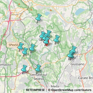 Mappa Via Milano, 22063 Cantù CO, Italia (3.55857)