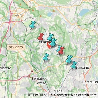 Mappa Via Milano, 22063 Cantù CO, Italia (2.66091)