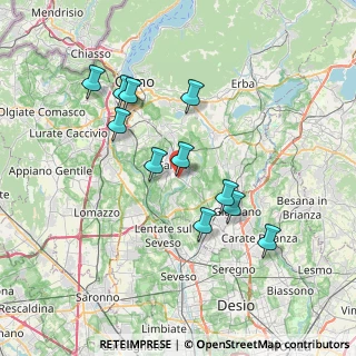 Mappa Via Milano, 22063 Cantù CO, Italia (6.74545)