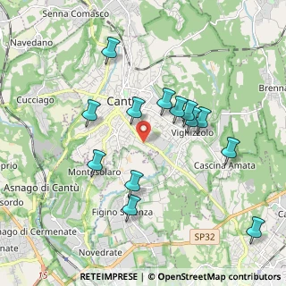 Mappa Via Milano, 22063 Cantù CO, Italia (1.86077)