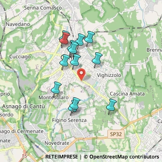 Mappa Via Milano, 22063 Cantù CO, Italia (1.59846)