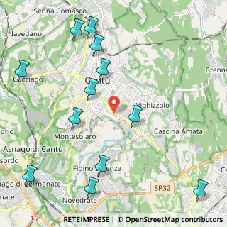 Mappa Via Milano, 22063 Cantù CO, Italia (2.64917)