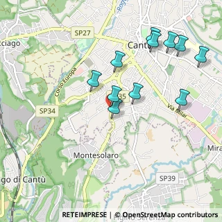 Mappa Via Montesolaro, 22063 Cantù CO, Italia (0.99636)