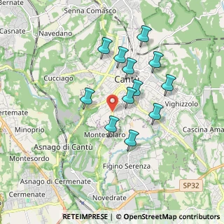 Mappa Via Montesolaro, 22063 Cantù CO, Italia (1.5475)