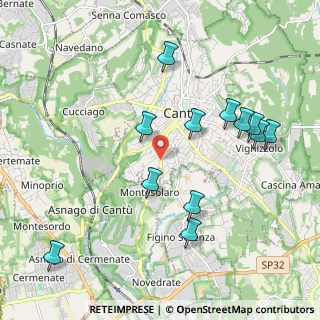 Mappa Via Montesolaro, 22063 Cantù CO, Italia (2.1075)