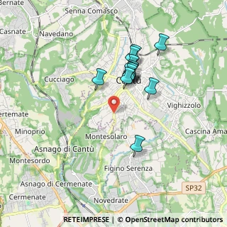 Mappa Via Montesolaro, 22063 Cantù CO, Italia (1.47154)