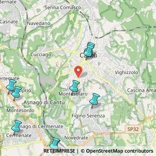 Mappa Via Montesolaro, 22063 Cantù CO, Italia (2.88091)
