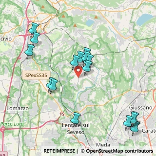 Mappa Via Montesolaro, 22063 Cantù CO, Italia (4.445)