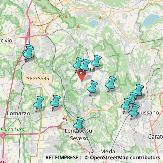 Mappa Via Montesolaro, 22063 Cantù CO, Italia (4.412)
