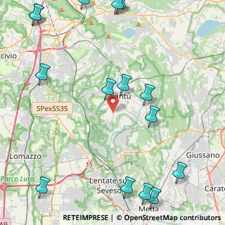 Mappa Via Montesolaro, 22063 Cantù CO, Italia (6.8865)