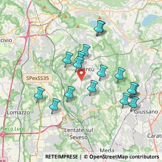 Mappa Via Montesolaro, 22063 Cantù CO, Italia (3.7175)
