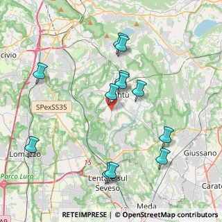 Mappa Via Montesolaro, 22063 Cantù CO, Italia (4.10667)