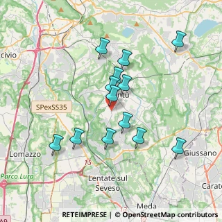 Mappa Via Montesolaro, 22063 Cantù CO, Italia (3.28923)
