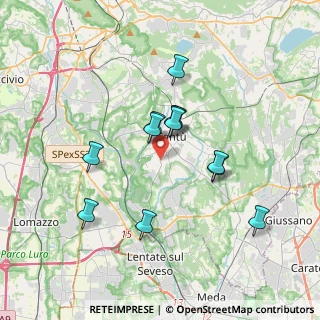 Mappa Via Montesolaro, 22063 Cantù CO, Italia (3.035)
