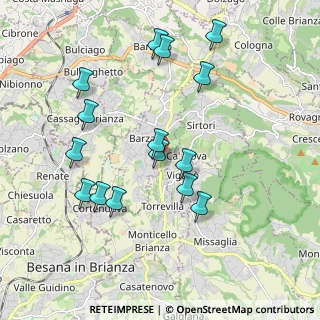 Mappa Via I Maggio, 23891 Barzanò LC, Italia (1.93733)