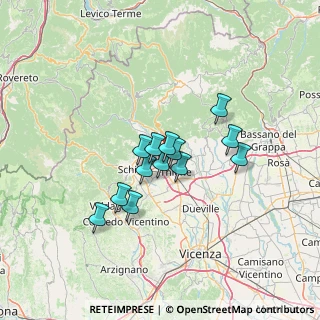 Mappa Via Cà Zanina, 36010 Zanè VI, Italia (9.52923)