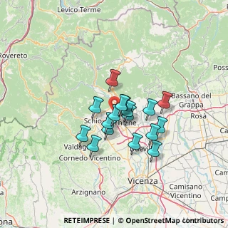 Mappa Via Cà Zanina, 36010 Zanè VI, Italia (9.40176)