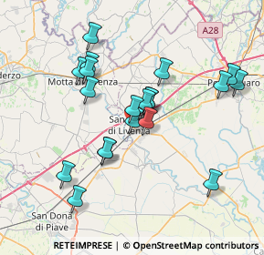 Mappa Via Fratelli Kennedy, 30029 San Stino di Livenza VE, Italia (6.788)