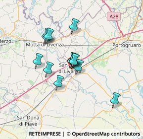 Mappa Via Fratelli Kennedy, 30029 San Stino di Livenza VE, Italia (4.99231)