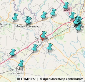 Mappa Via Fratelli Kennedy, 30029 San Stino di Livenza VE, Italia (10.607)