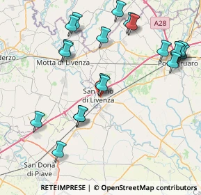 Mappa Via Fratelli Kennedy, 30029 San Stino di Livenza VE, Italia (9.267)