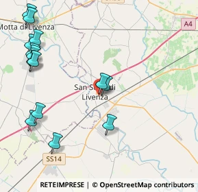 Mappa Via Fratelli Kennedy, 30029 San Stino di Livenza VE, Italia (5.16)