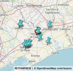 Mappa Via Fratelli Kennedy, 30029 San Stino di Livenza VE, Italia (10.11077)